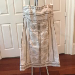 White House Black Market Strapless Dress